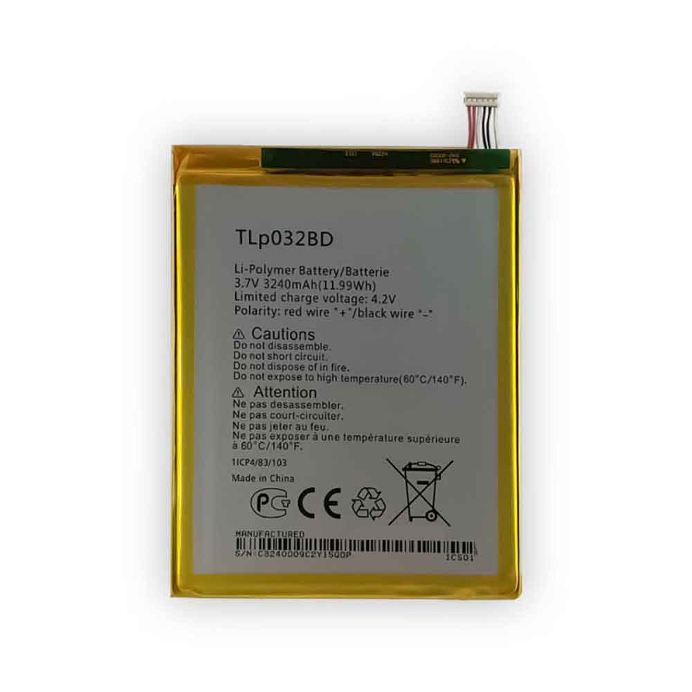 Batería para OneTouch-OT-800/802-799A/alcatel-TLP032BD